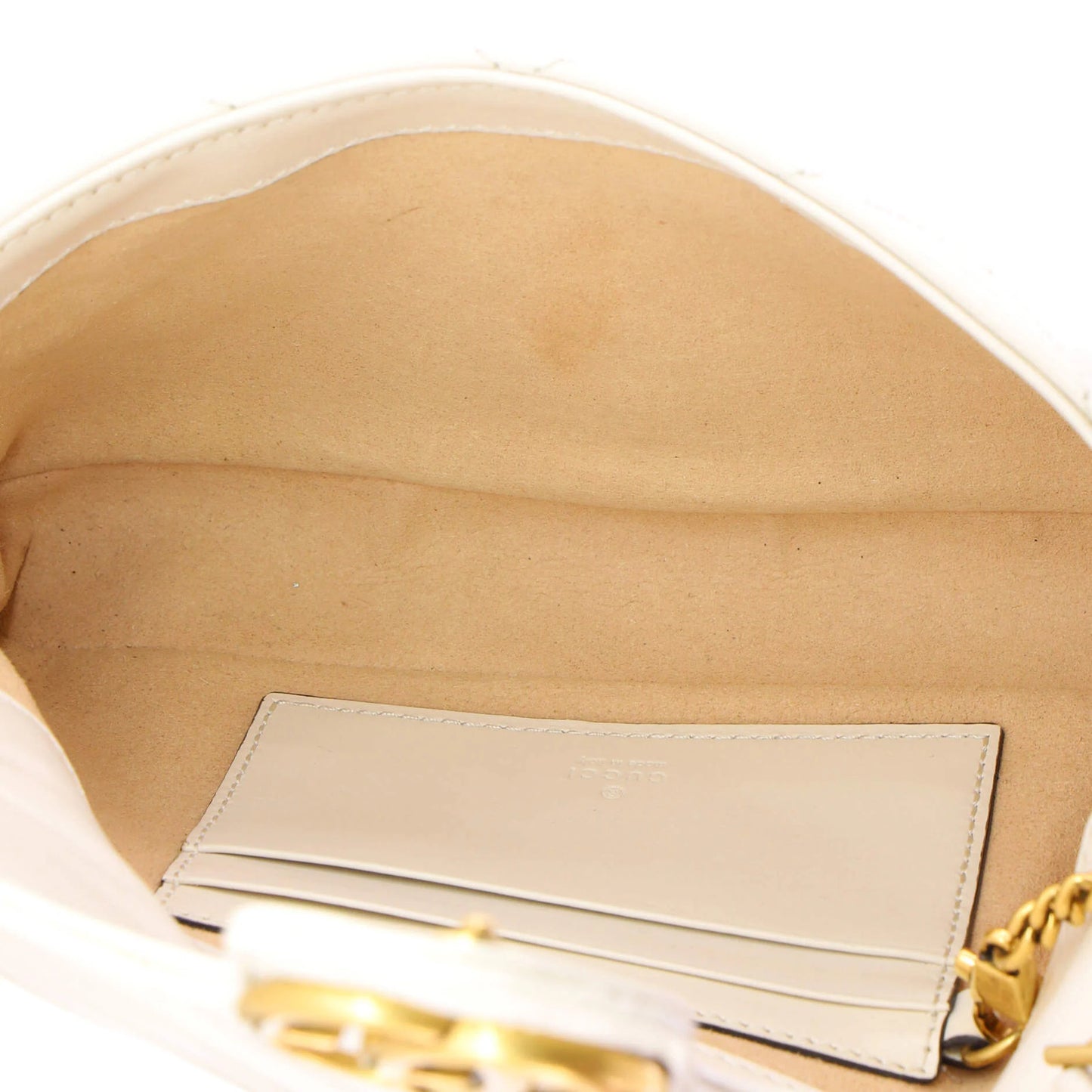 Gucci Gg Marmont Wallet On Chain Matelasse Leather Mini