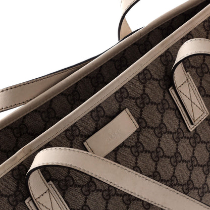 Gucci Plus Tote Gg Coated Canvas Large