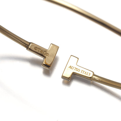Tiffany&Co. Bracelet Tiffany T Wire Narrow Bangle 18K 750 Yellow Gold