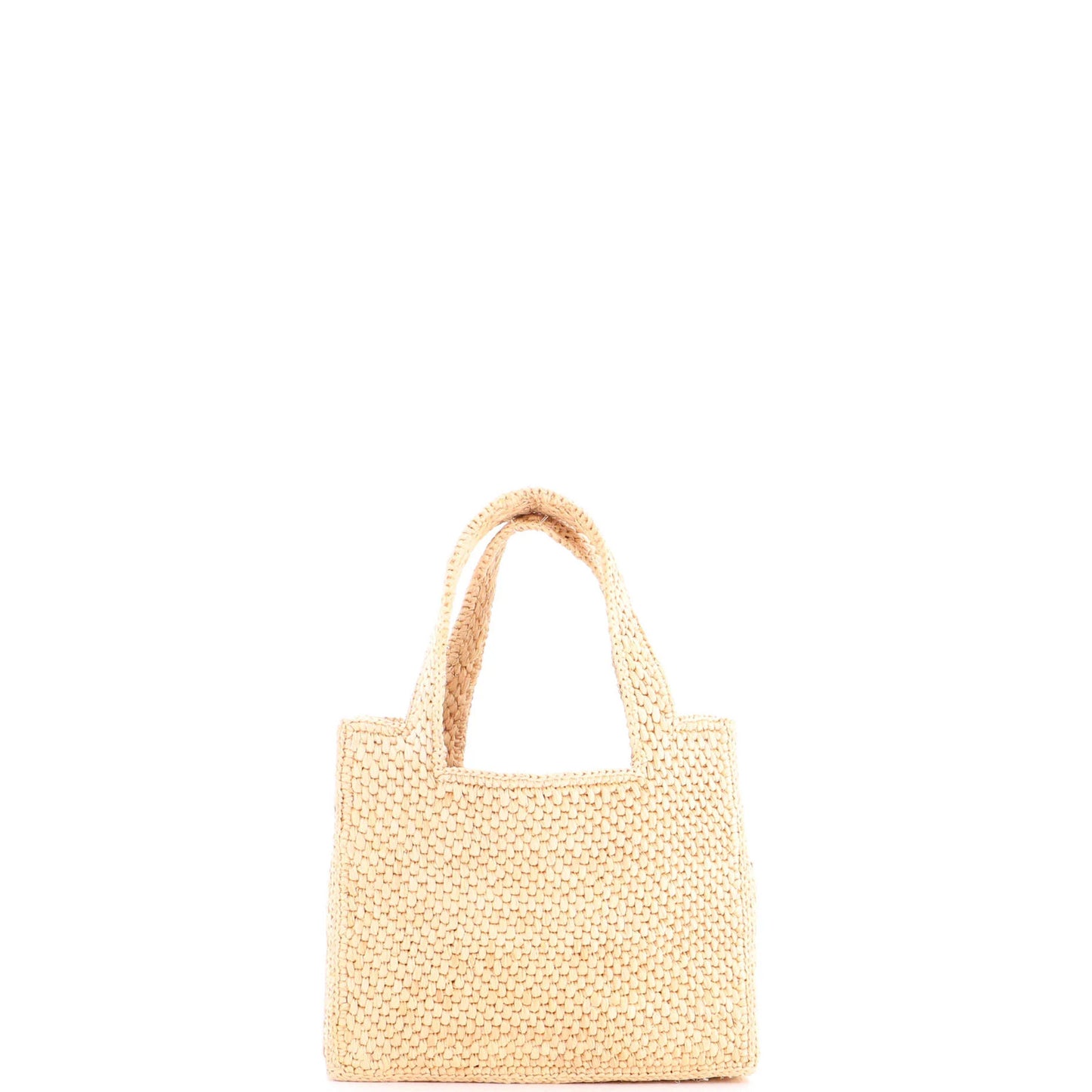 Loewe Paula'S Ibiza Logo Convertible Tote Raffia Small