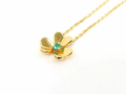Van Cleef & Arpels Vcarp7Sb00 K18Yg 1P Emerald Frivole Pendant Mini Model