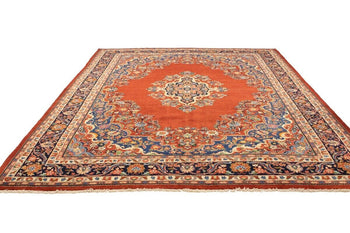 10'0X13'6 Ft Semi-Antique Traditional Handmade