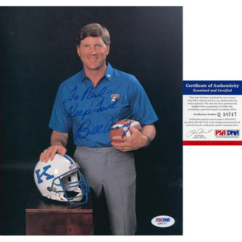 Bill Curry Autographed 8X10 Photo (Psa)