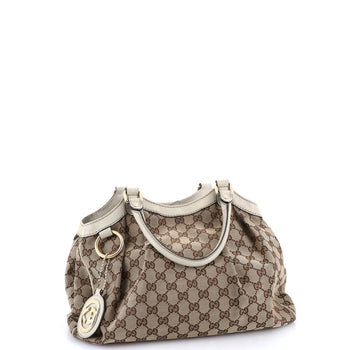 Gucci Sukey Tote Gg Canvas Medium