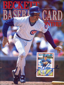 Mark Grace Autographed Beckett Baseball Card