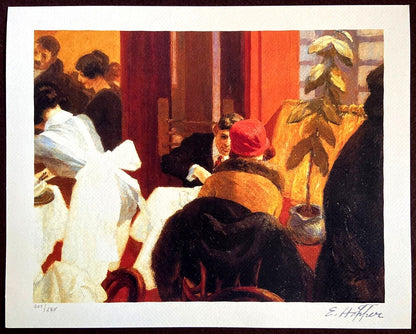 Edward Hopper Lithograph Approved 1986 275 Ex.