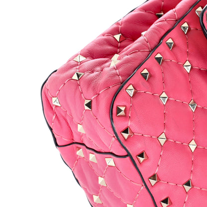 Valentino Garavani Rockstud Spike Flap Bag Quilted Leather Medium