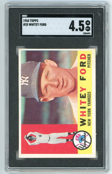 Whitey Ford 1960 Topps Card #35 Sgc 4.5