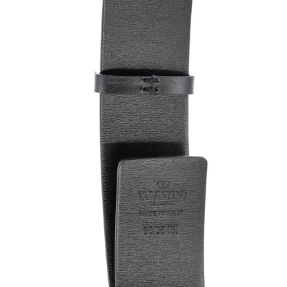 Valentino Garavani Vlogo Reversible Belt Leather Wide