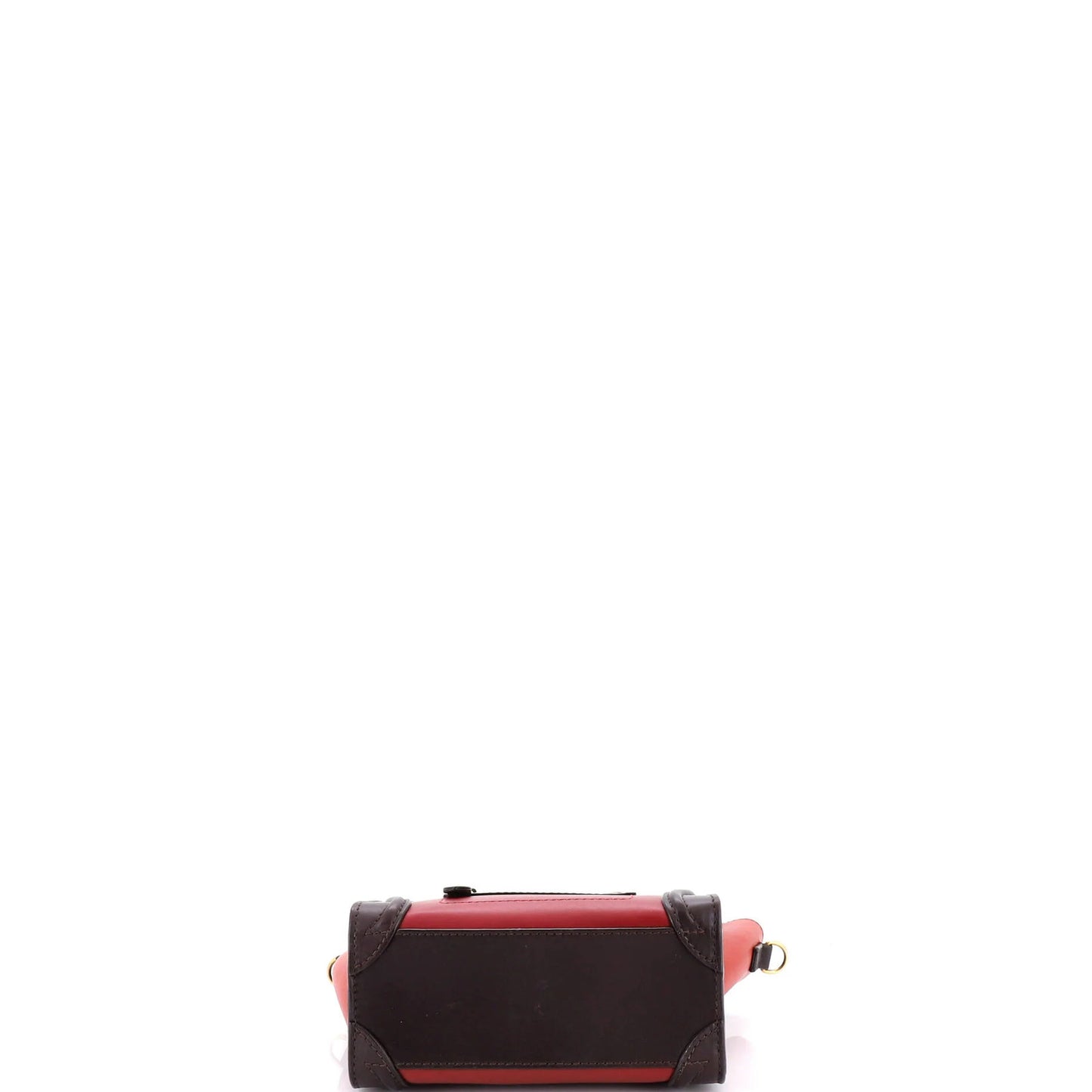 Nano Celine Tricolor Luggage Bag Leather