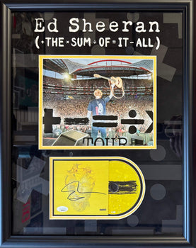 Ed Sheeran Autographed The Sum Of It All Cd