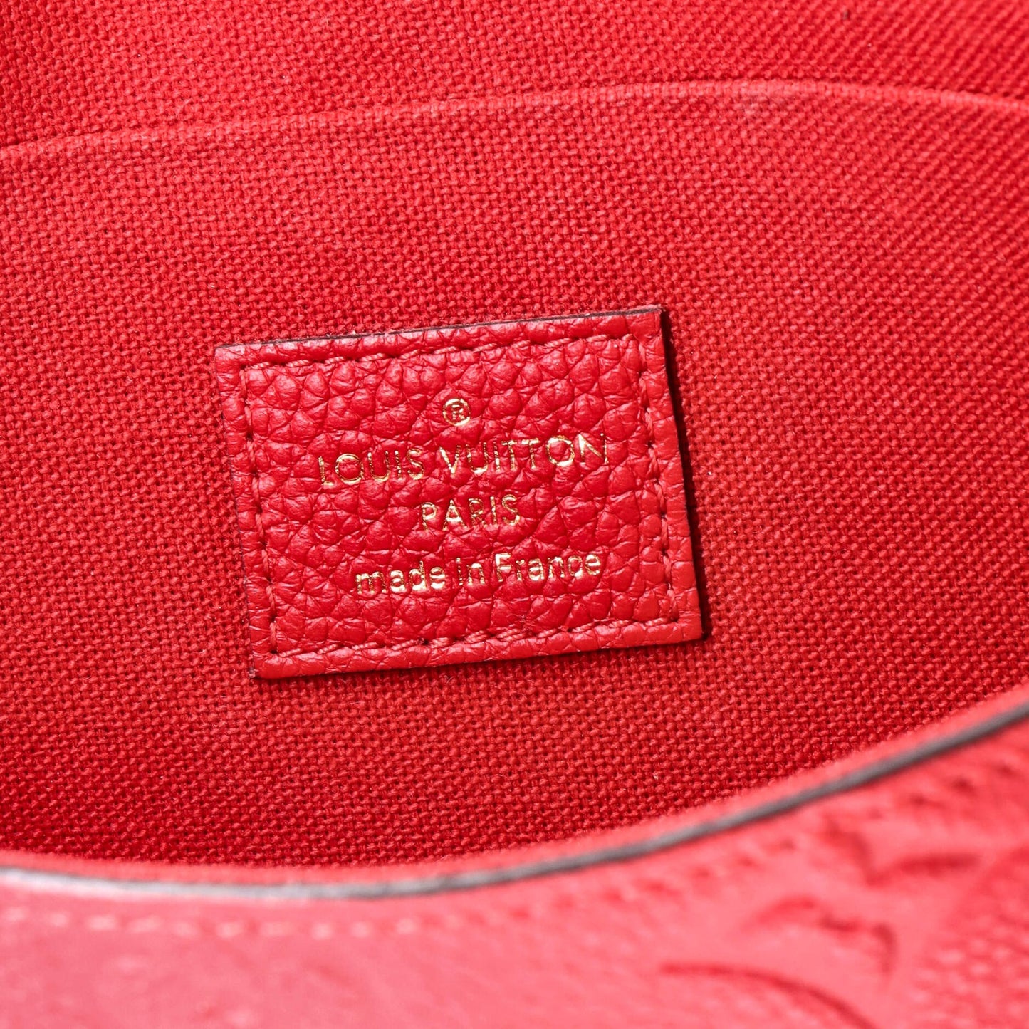 Louis Vuitton Felicie Pochette Monogram Empreinte Leather