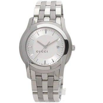 Gucci Round Face Watches 5500Xl Stainless Steel/Stainless Steel Mens