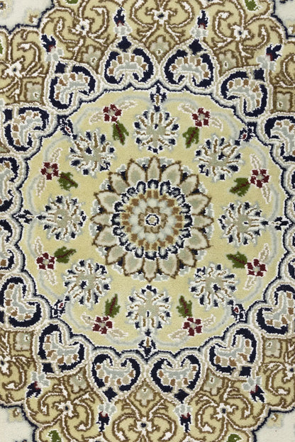 Indo-Nain 8X10 ft Classic Floral Oriental Rug for Living Room Decor