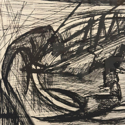 Bernard Buffet Original Drypoint Etching "Lobster" Hand Signed Limited France