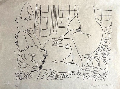 Henri Matisse Lithograph 1960 Signed Contract Numbered Collection