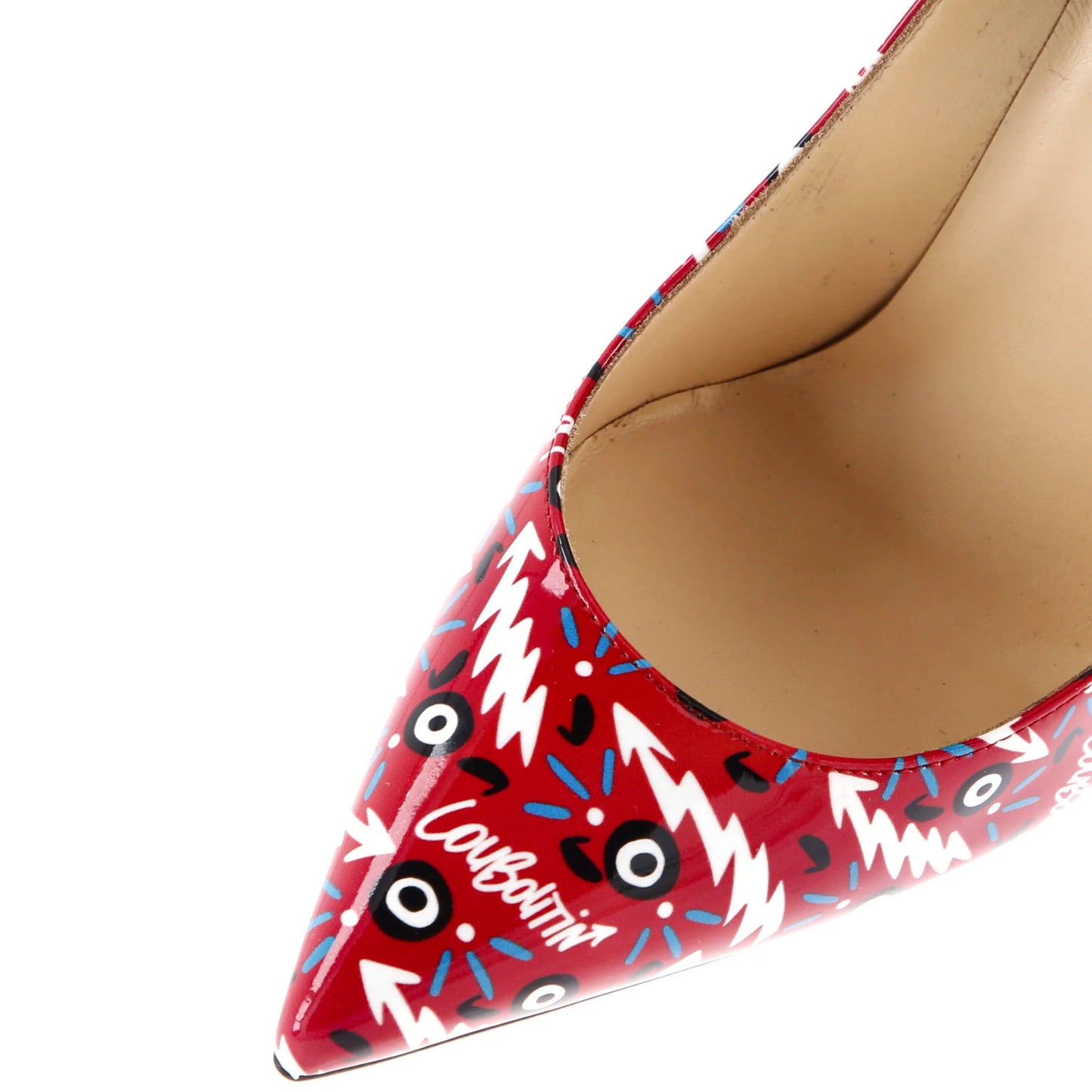 Christian Louboutin Women'S Pigalle Follies Pumps Printed Patent 100