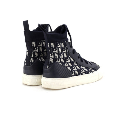 Christian Dior Women'S Walk'N'Dior Sneakers Oblique Technical Fabric