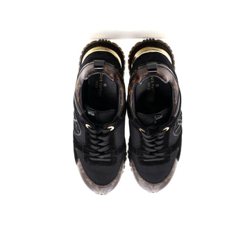 Louis Vuitton Women'S Run Away Sneakers Mesh With Monogram Canvas And Suede