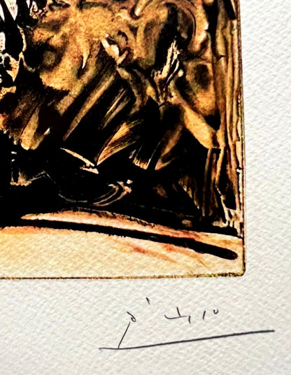 Pablo Picasso 'Bacchus' Lithograph Coa Signed