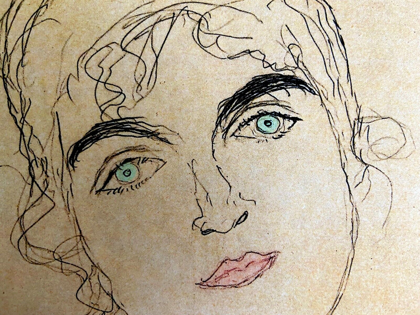 Gustav Klimt Lithograph Numbered By Hand Signed Op - Egon Schiele Edvard Munch
