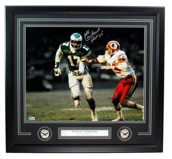 Harold Carmichael Hof Signed 16X20 Photo Eagles
