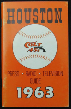 1963 Houston Colt .45S Media/Press Guide 188799