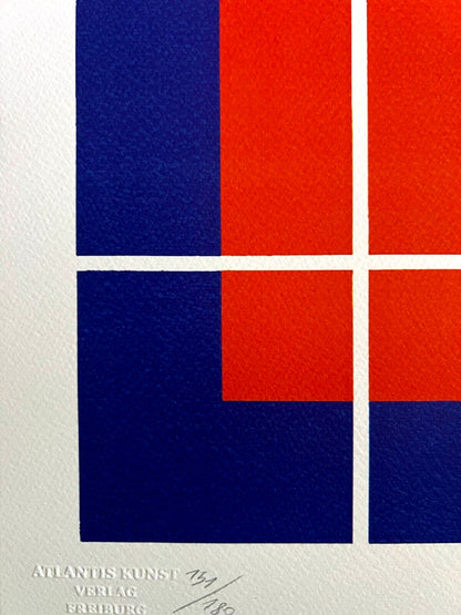 Donald Judd Lithograph Coa Signed In Pen Numbered By Hand 180 Ex