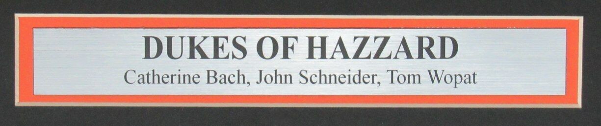 "Dukes Of Hazzard" Signed/Inscr By 3 Cast Members 16X20 Photo Framed Jsa 167468