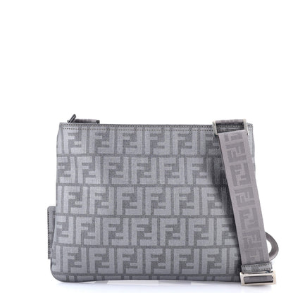 Fendi Slip Pocket Messenger Zucca Coated Canvas Medium