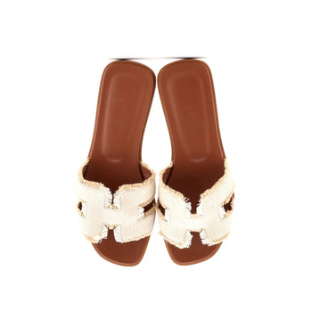 Hermes Women'S Oran Sandals Canvas