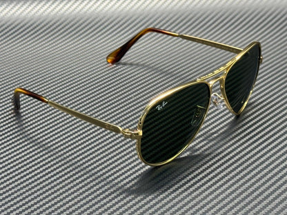 RAY BAN RB3925 001 31 Arista Gold Green Unisex 62 mm Sunglasses