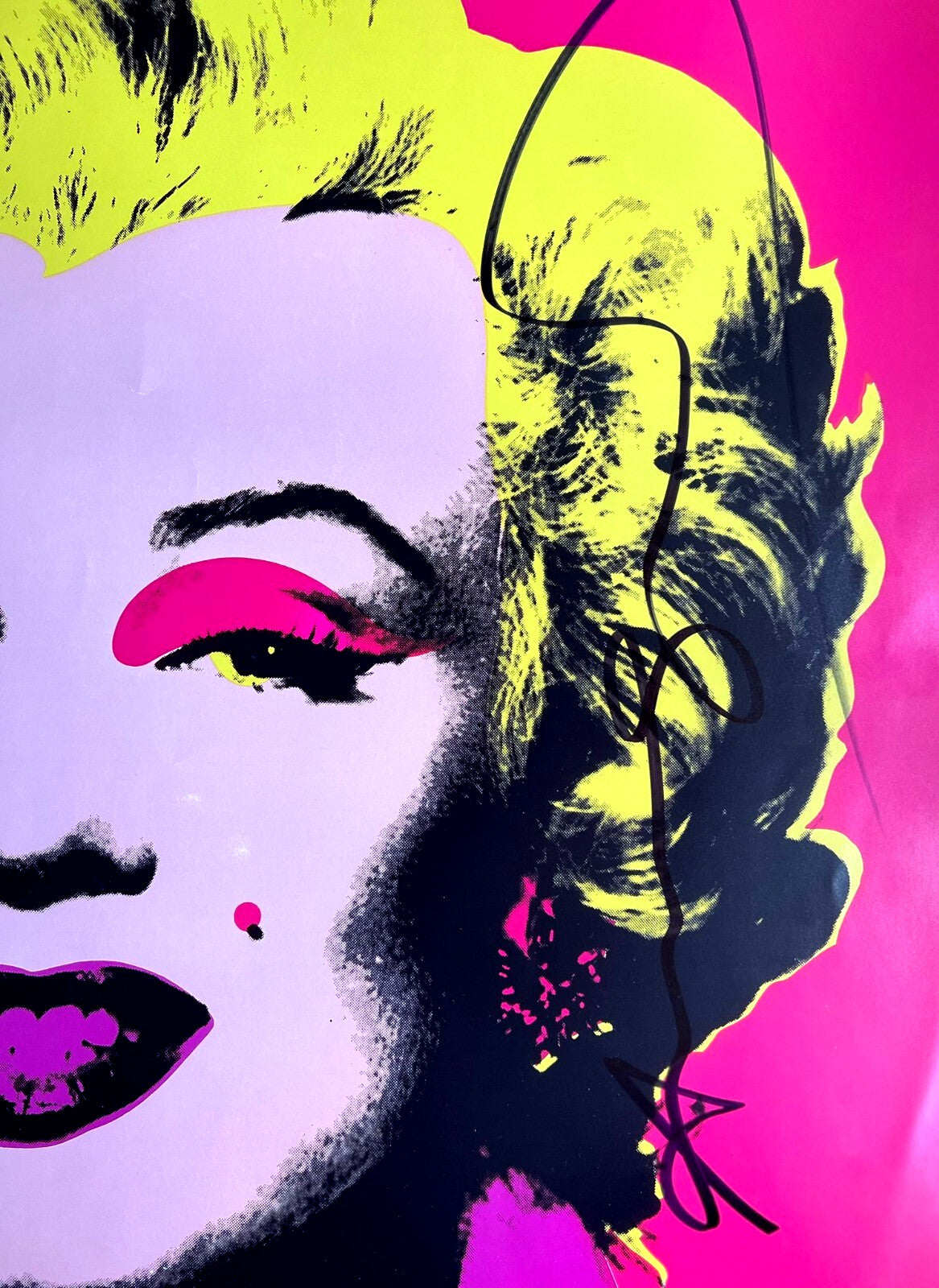 Andy Warhol 'Marilyn' Hand-Signed Coa