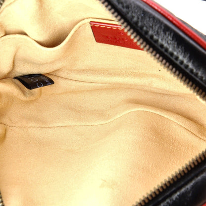 Gucci Gg Marmont Belt Bag Diagonal Quilted Leather