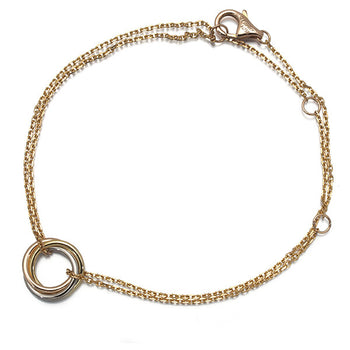 Cartier Bracelet Trinity 3Color 18K 750 Yellow White Rose Gold