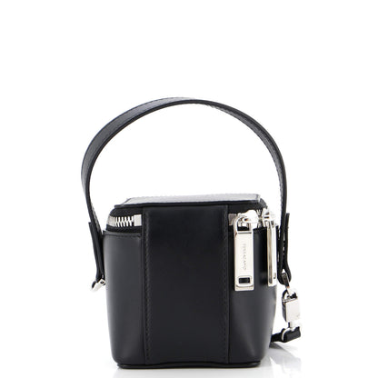 Salvatore Ferragamo Gancicni Top Handle Vanity Case Leather Micro
