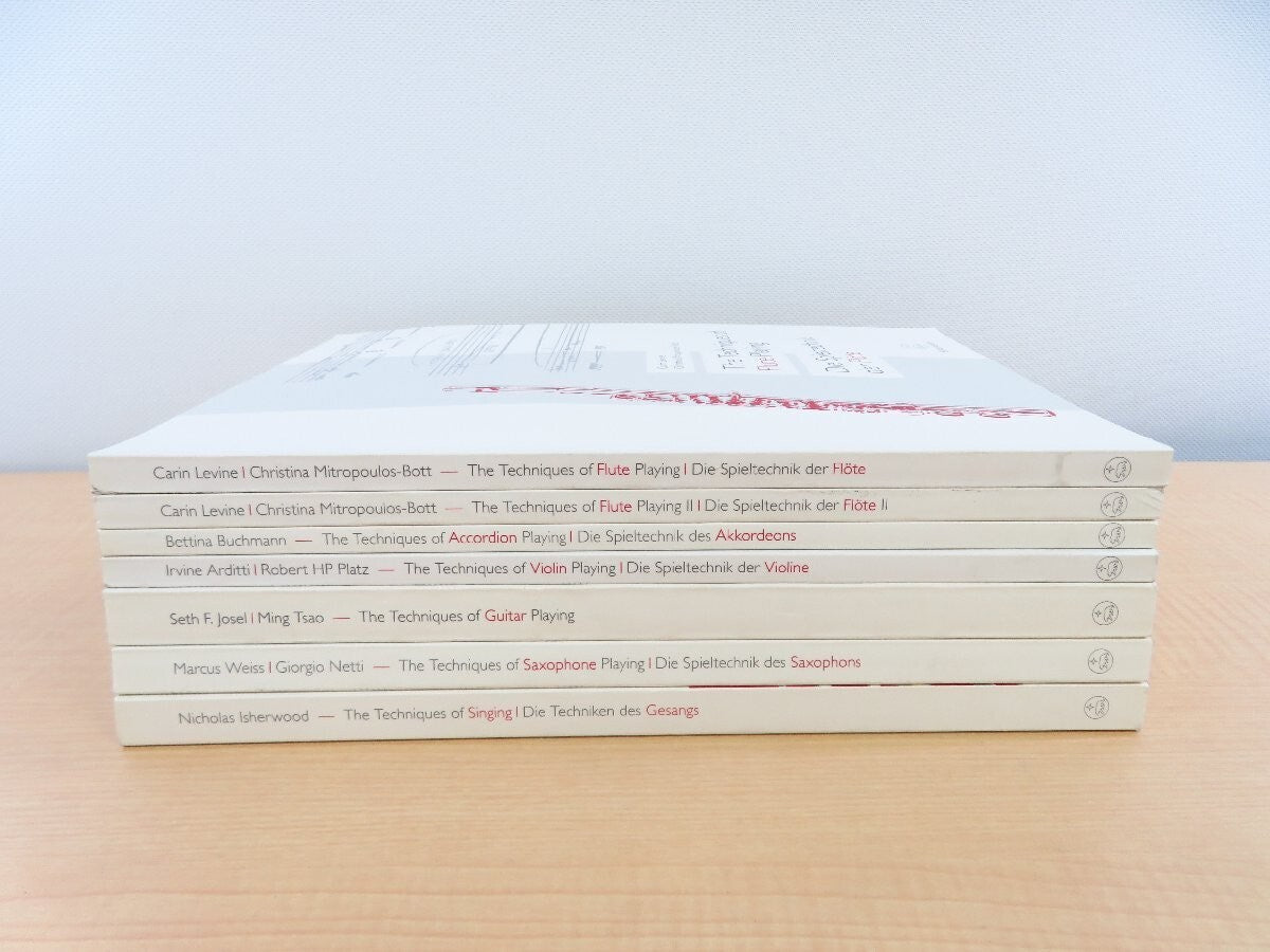 Barenreiter Instrument Performance Technique Books Set - 7 Volumes, 1St With Dvd