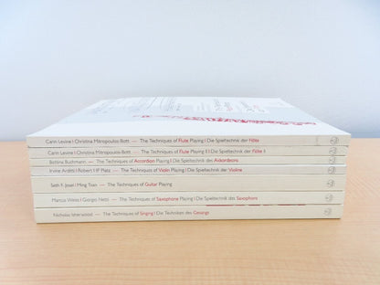 Barenreiter Instrument Performance Technique Books Set - 7 Volumes, 1St With Dvd