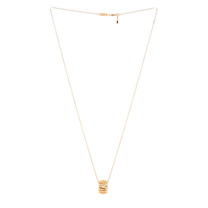 Tiffany & Co. Atlas X Open Pendant Necklace 18K Rose Gold