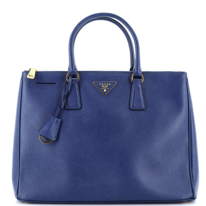 Prada Double Zip Lux Tote Saffiano Leather Large