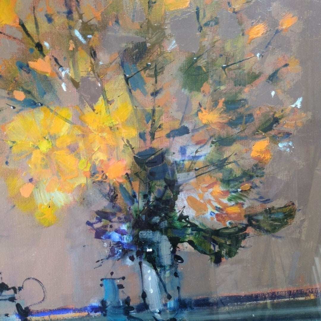 Jean Bille Original Oil Painting On Canvas