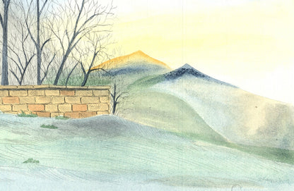 Borris Saillart Au Bout De La Cloture Signed " Etching Contemporary