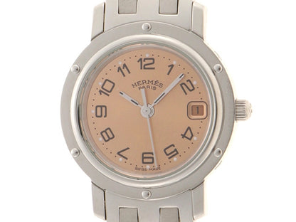 Hermes Clipper Cl4.210 Pink Color Quartz