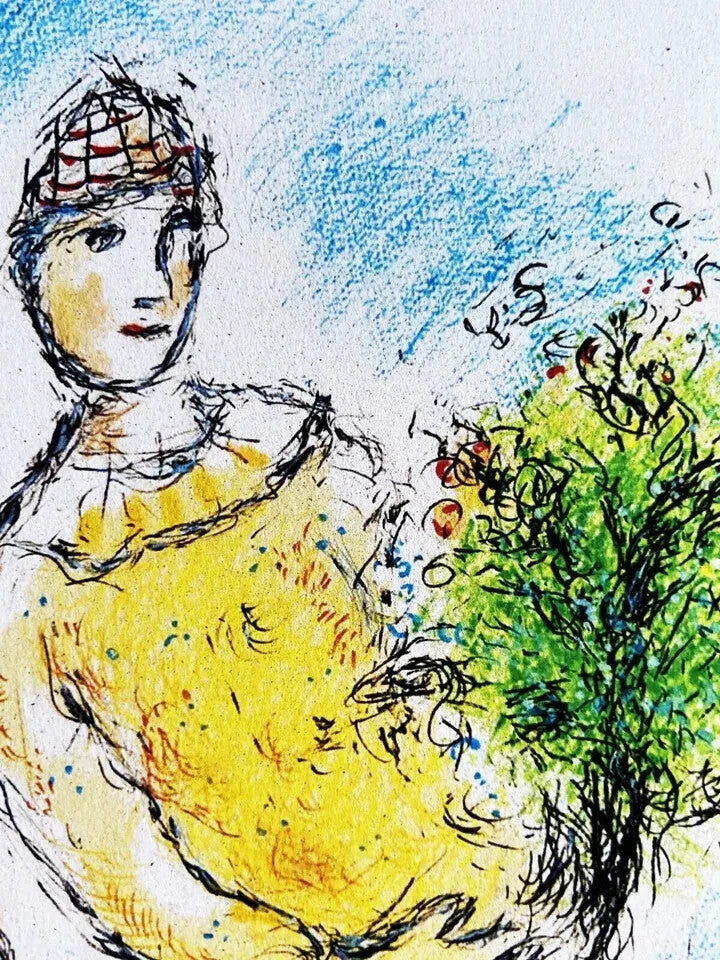 Marc Chagall Lithograph Maeght Published (Ren Magritte)