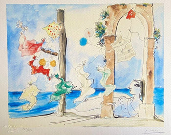 Pablo Picasso Lithograph Coa Signed Numbered A