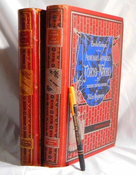 1878/1880 Promenades Japonaises Emile Guimet Felix Regamey Japan Travel 2 Vols