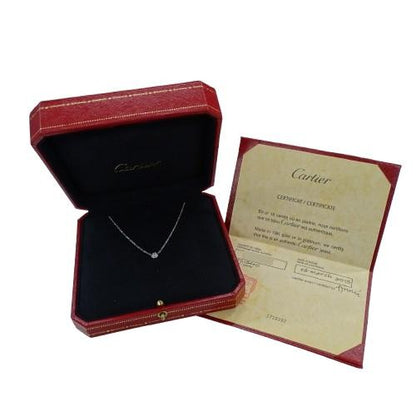 Cartier Diamants Lgers De Cartier Lm Diamond Necklace 750Wg White Gold