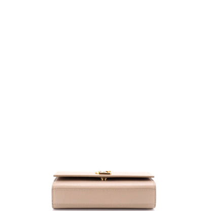 Saint Laurent Classic Monogram Crossbody Bag Grainy Leather Small