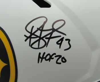 Troy Polamalu Hof Signed Steelers Lunar Full Size