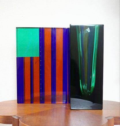 Pino Signoretto Signed Murano Glass Art Vase Sculpture Postmodern Masterpiece